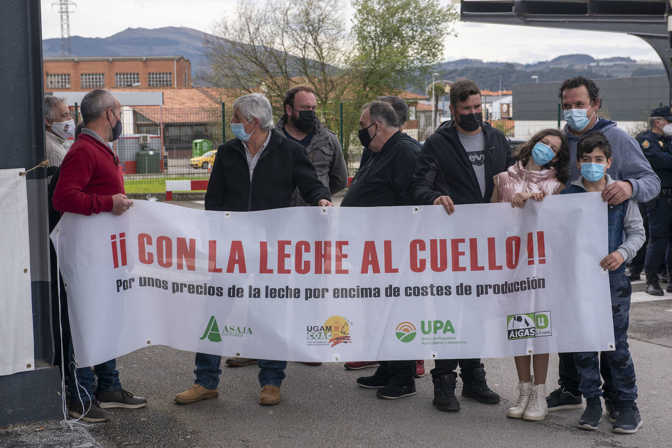 Fotos: Protestas por el precio de la leche