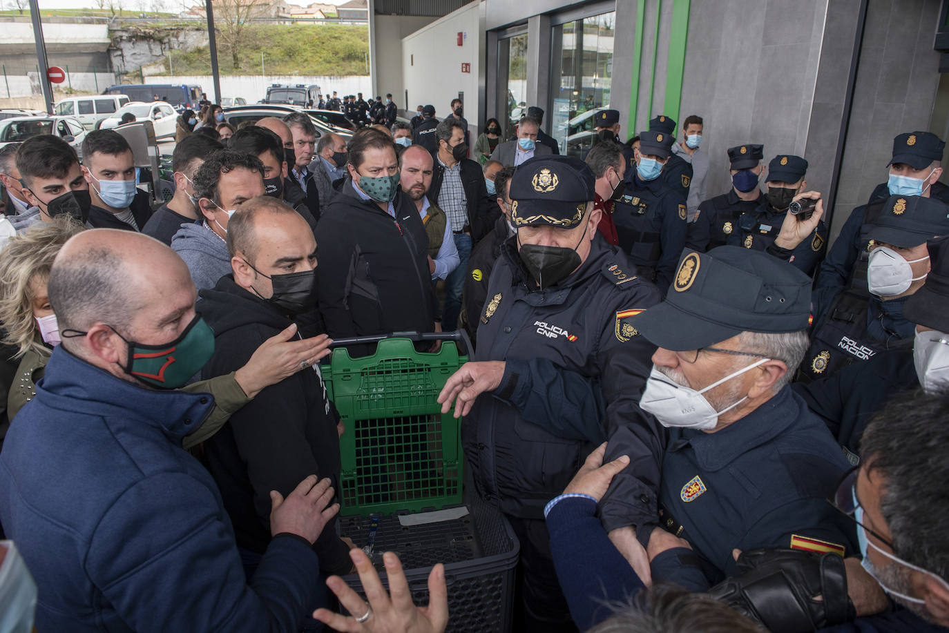 Fotos: Protestas por el precio de la leche