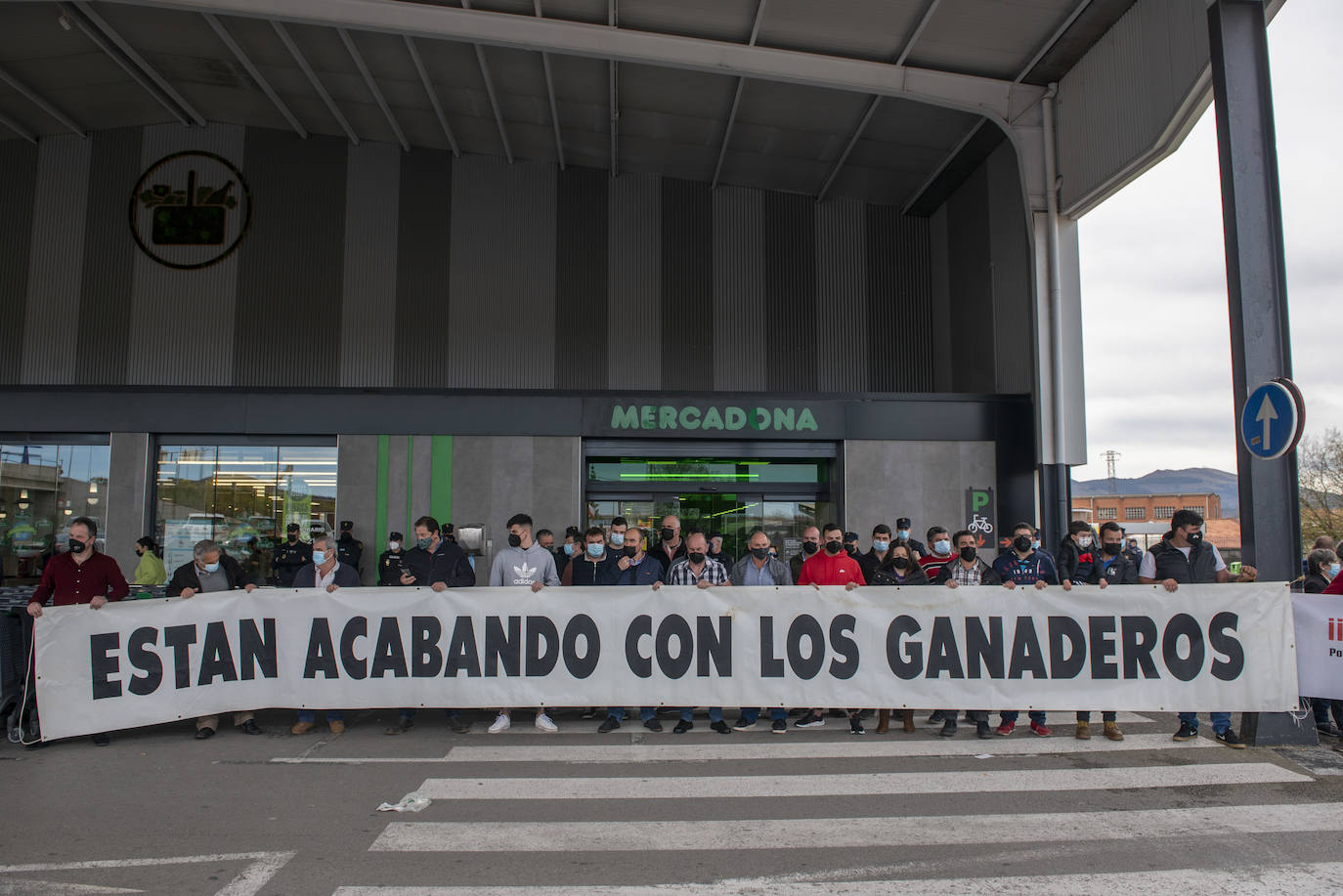 Fotos: Protestas por el precio de la leche