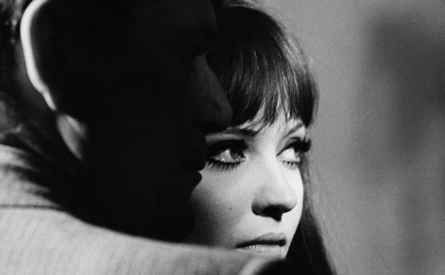 La actriz Anna Karina.