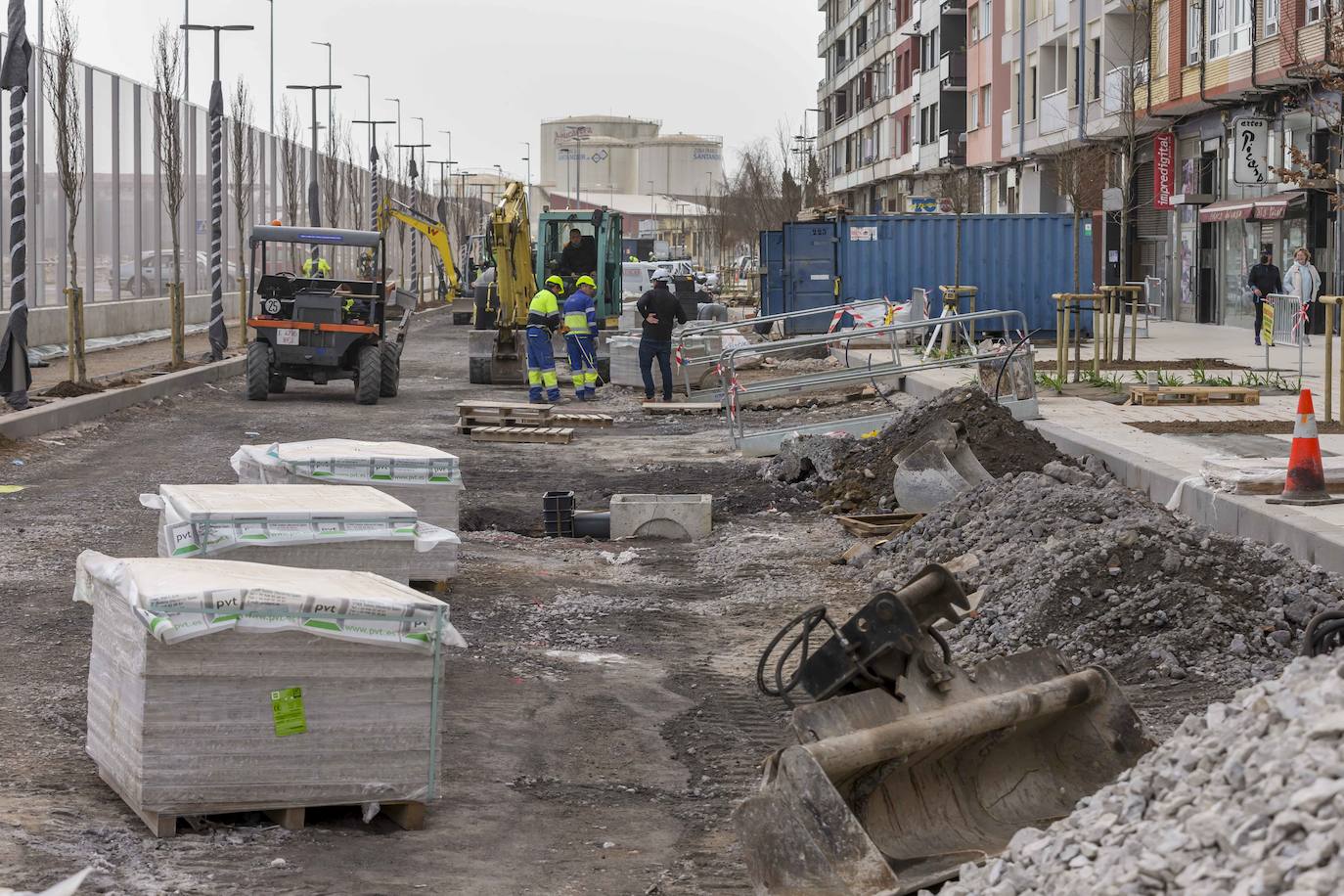 Las obras de Antonio López finalizarán a principios de abril