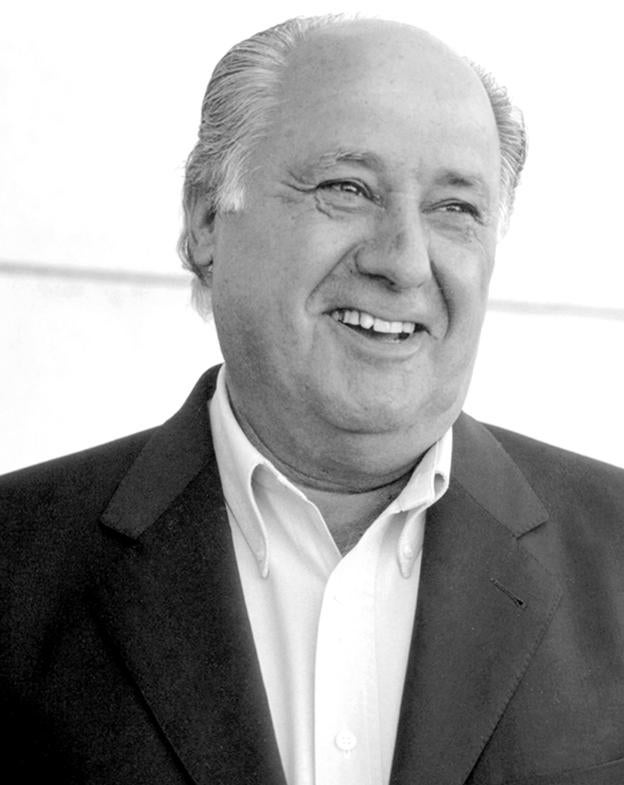 El gran jefe de la compañía, Amancio Ortega.