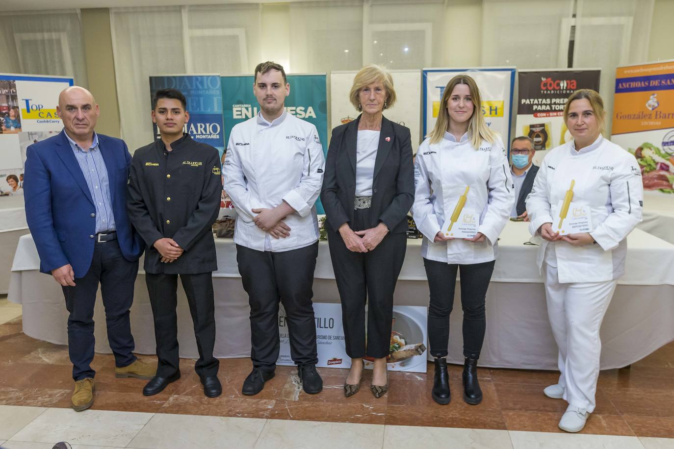 Jose Manuel Pérez, Jose Luis Balvin, Javier Perez, Marina Lombo, Camila Rodrigué y Ana Perojo.