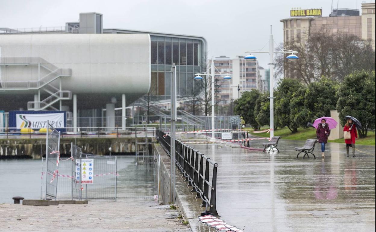 Parte del Muelle de Maura que se reabrirá en abril, más de tres años después de su cierre.