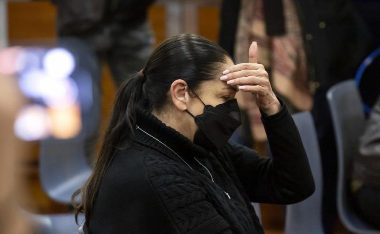 Isabel Pantoja, durante el juicio. 