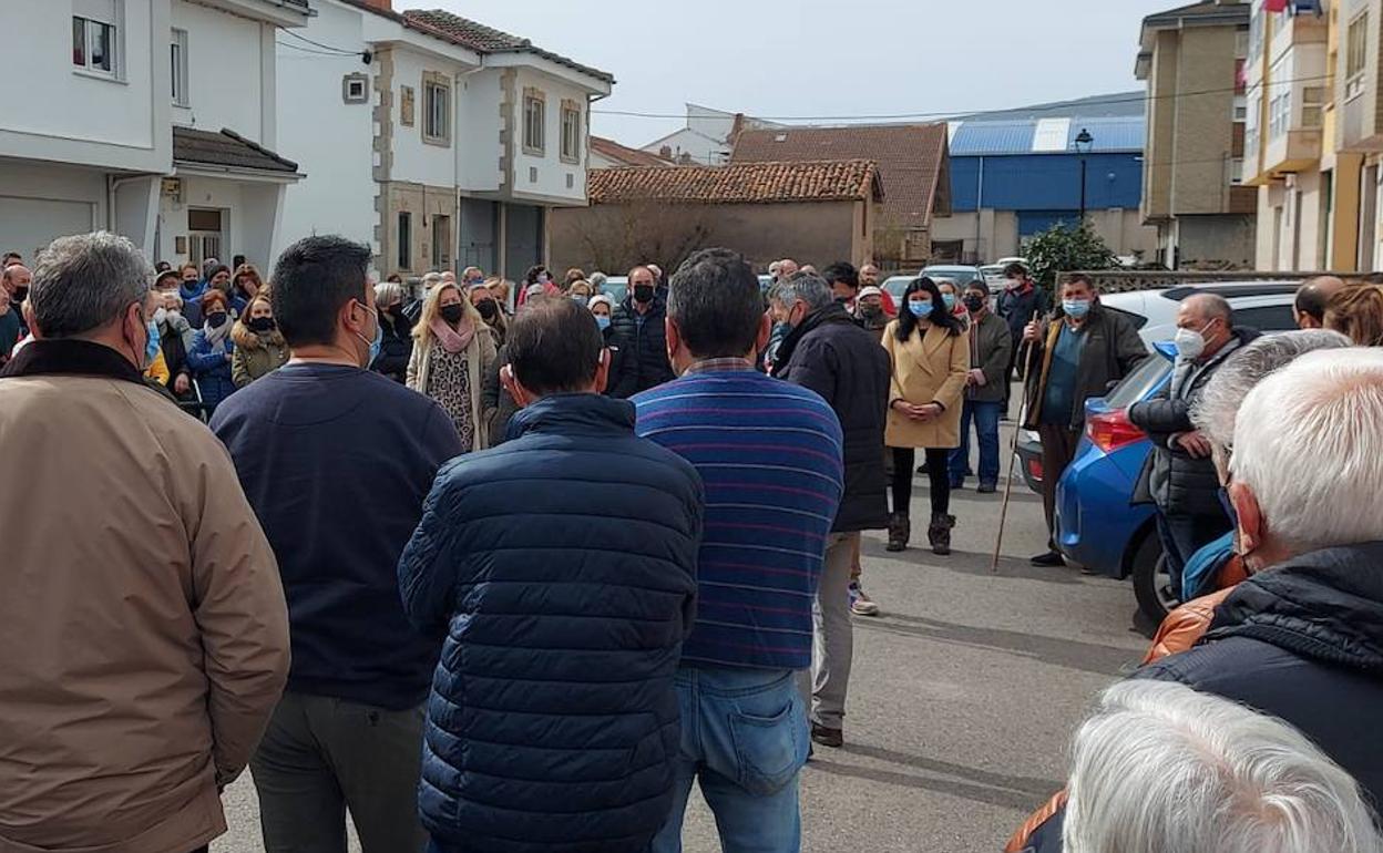 Participantes en la concentración. 