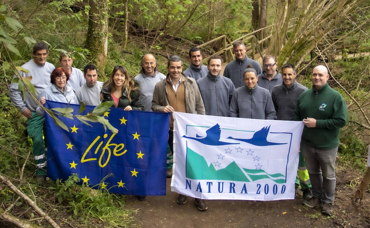 El equipo de trabajo de 'Steps for LIFE' cuenta con la coordinación de la Fundación Camino Lebaniego.