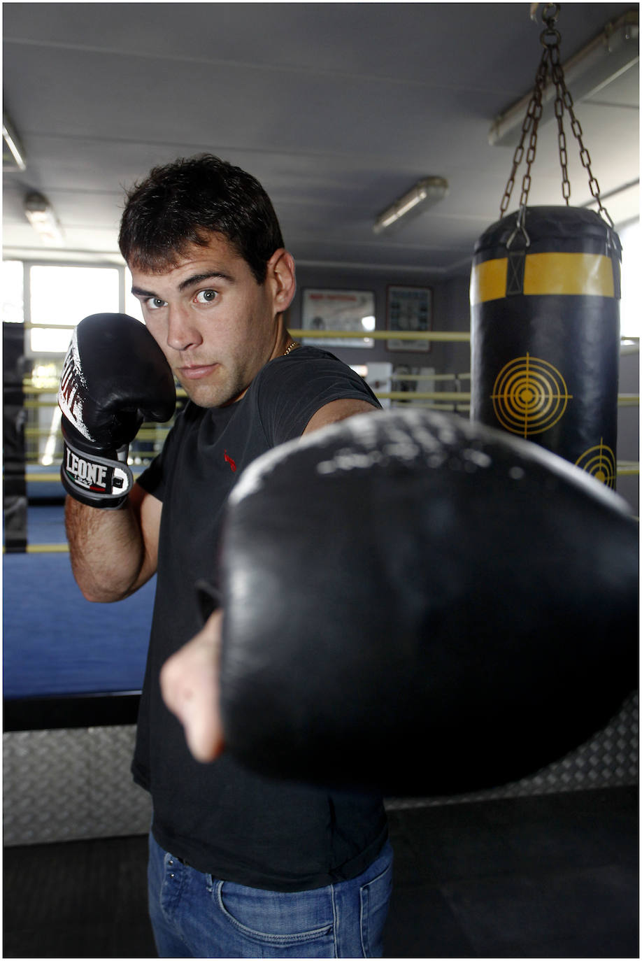 El boxeador Sergio García, El Niño. 