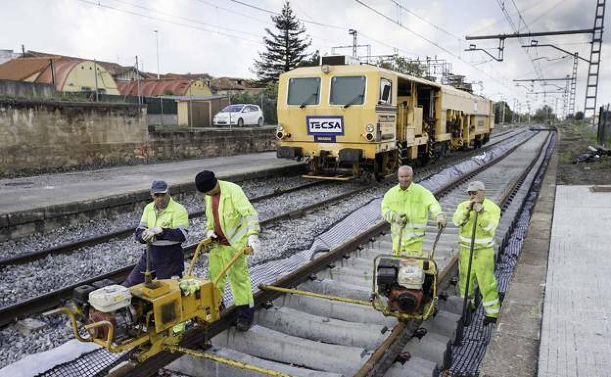 Adif adjudica las obras de duplicación de vía del tramo Renedo-Guarnizo por 46,7 millones