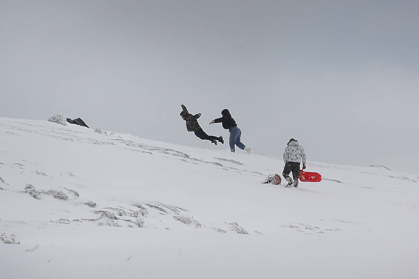 Fotos: Nieve en abril