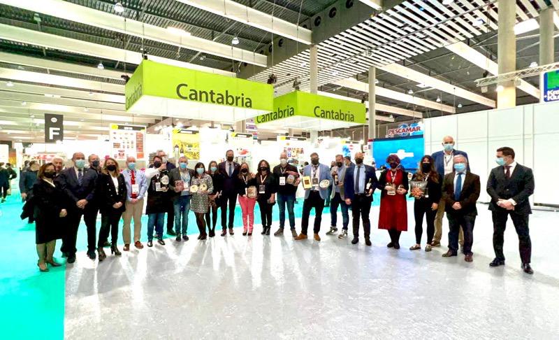 Trece empresas agroalimentarias de Cantabria, en el stand que comparten la Oficina de Calidad Alimentaria de Cantabria (Odeca) y Sodercan, participan en el XIII Salón Alimentaria de Barcelona con la presencia del Rey Felipe VI 