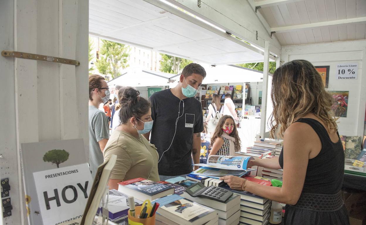 Imagen de la Feria del Libro de 2020 de Santander.