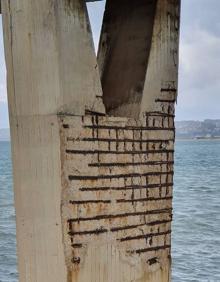 Imagen secundaria 2 - Obras Públicas reparará el deterioro del puente que comunica Somo y Pedreña