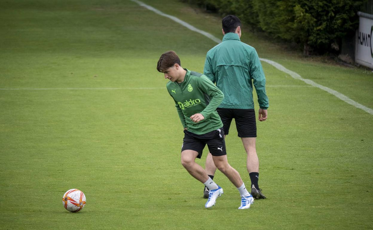 Fotografía de archivo de Pablo Torre durante un entrenamiento.