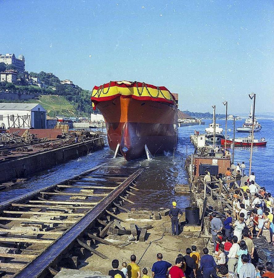 Batadura del 'Machester Merito' en 1969.