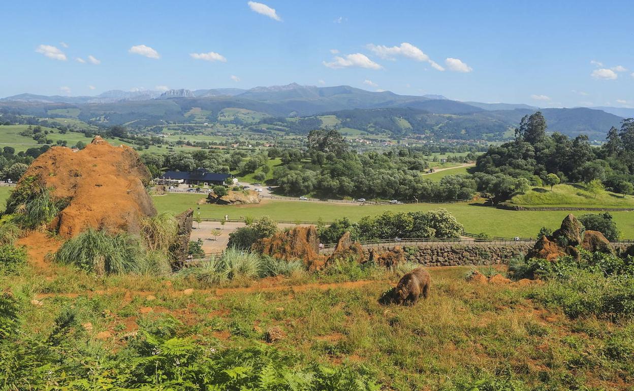 Vista del Parque de la Naturaleza de Cabárceno. 