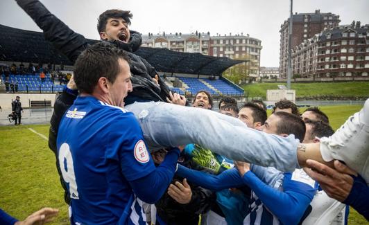 Éxtasis tras el partido.