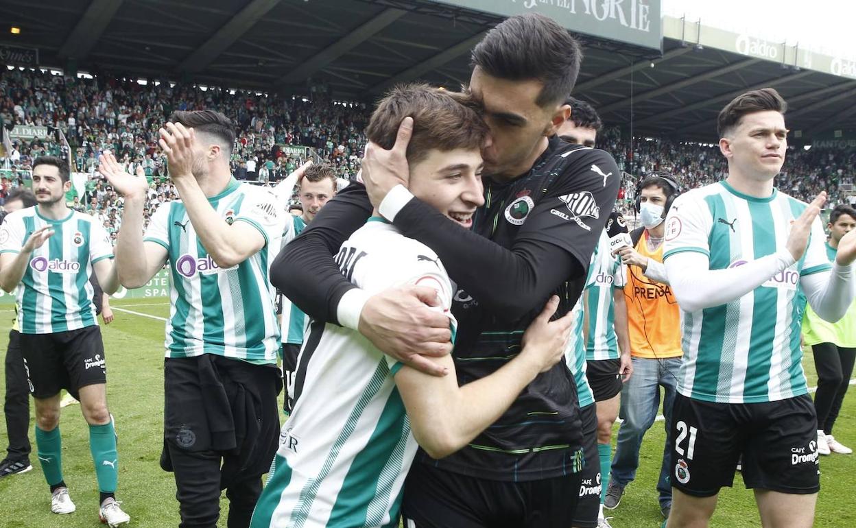 Pablo Torre y Lucas Díaz, en los Campos de Sport. 