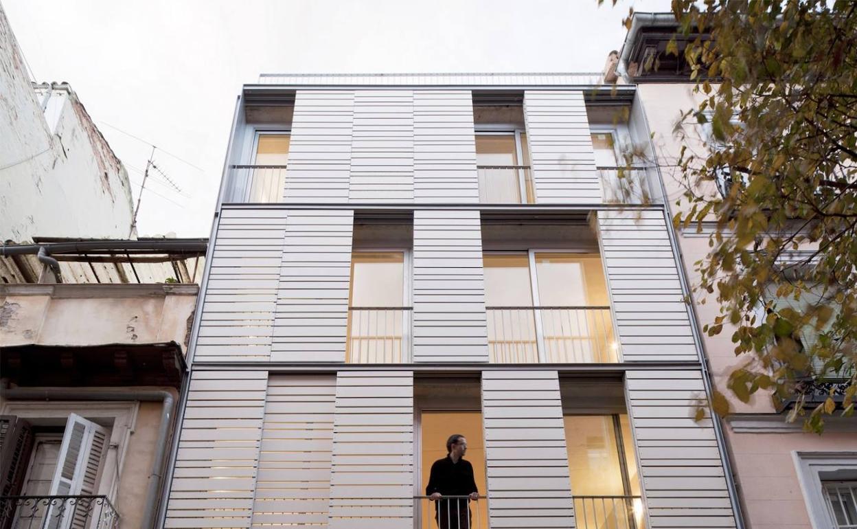 Proyecto de vivienda social en Lavapiés del estudio Ciria Álvarez Arquitectos. 