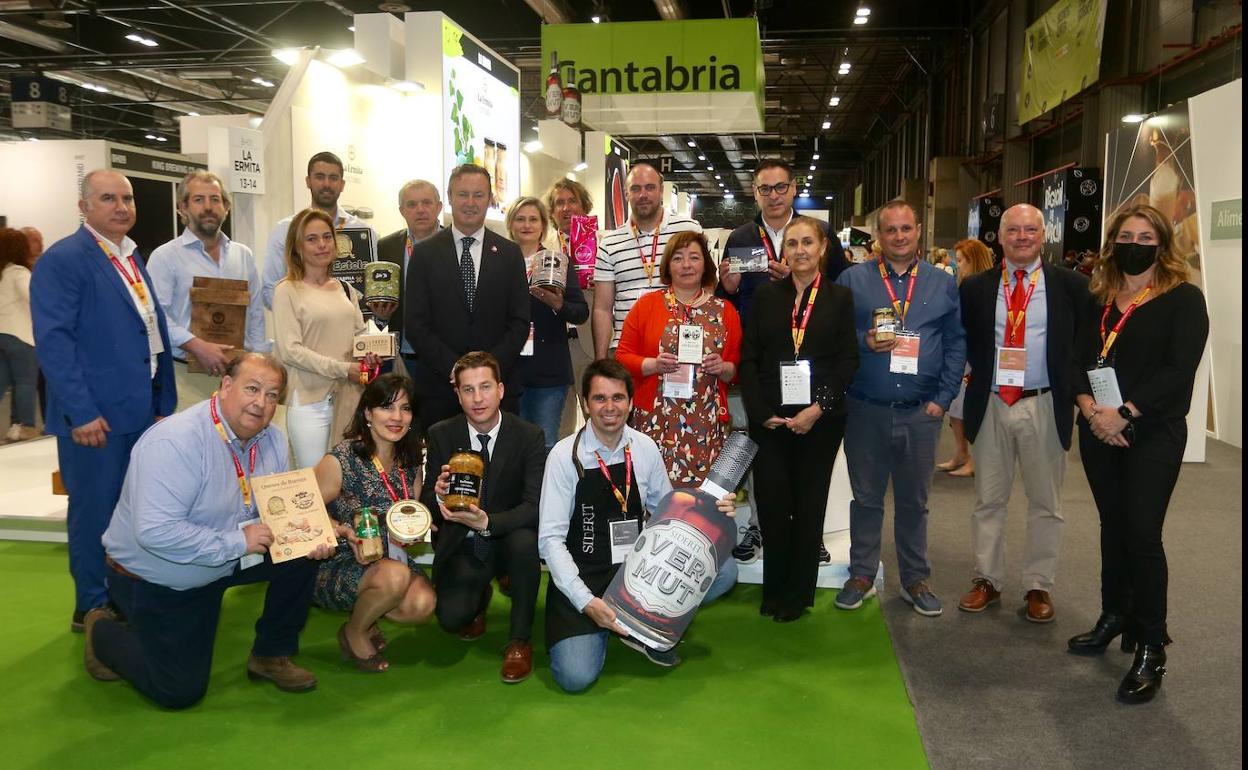 La delegación de Cantabria en el Salón Gourmet 2022. 