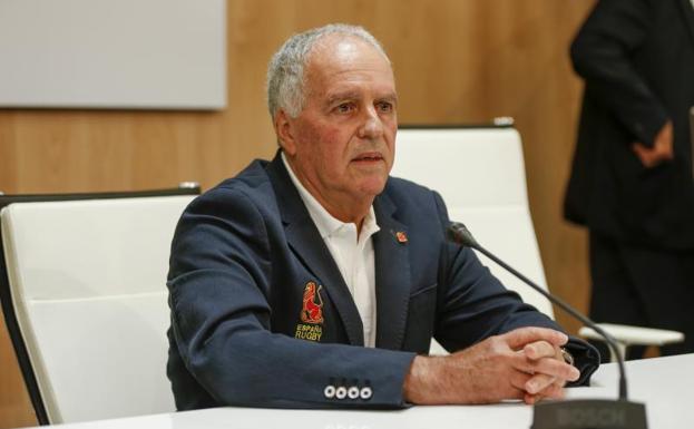 Alfonso Feijoo, presidente de la Federación Española de Rugby.