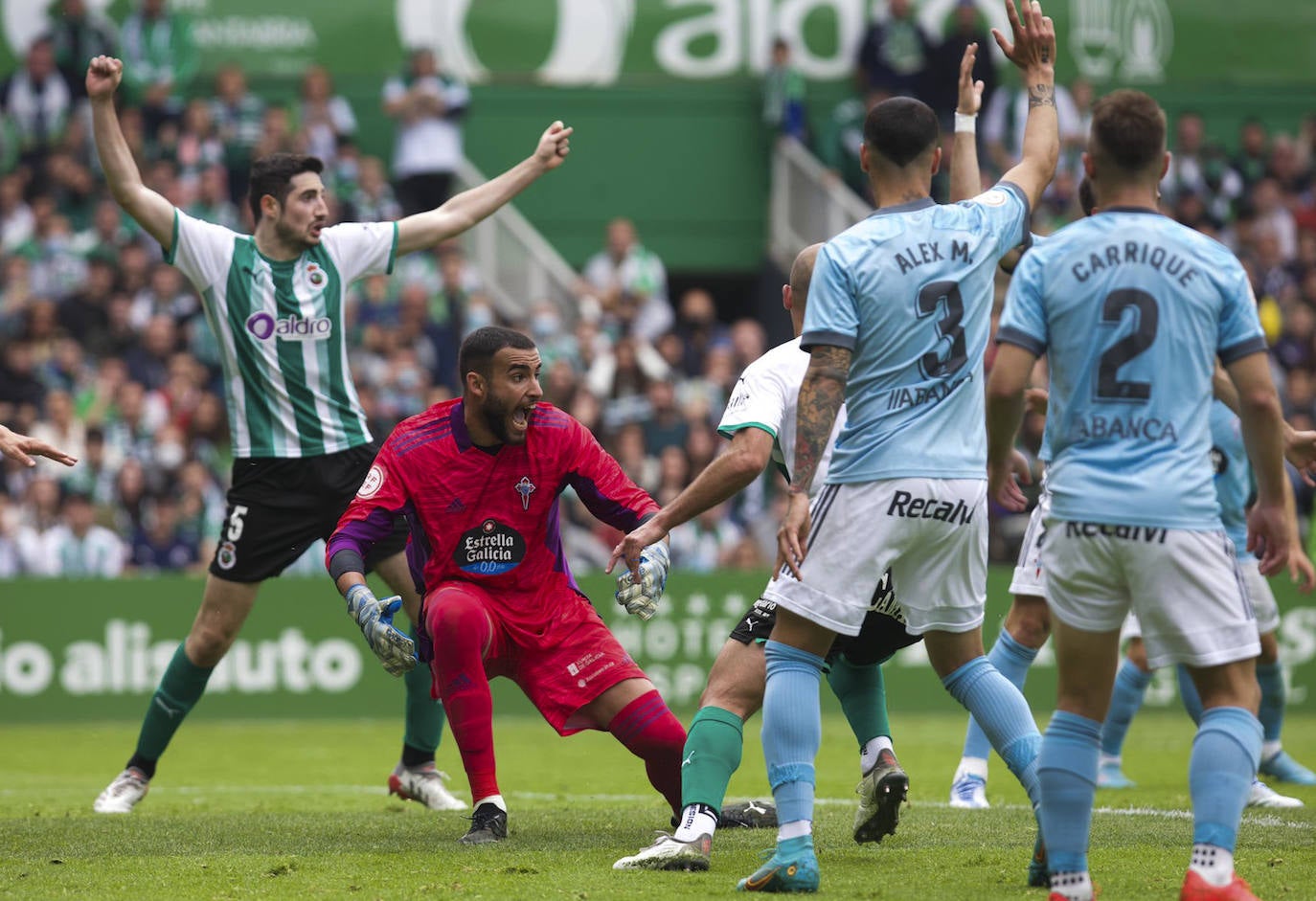 Fotos: El partido del Racing - Celta B, en imágenes