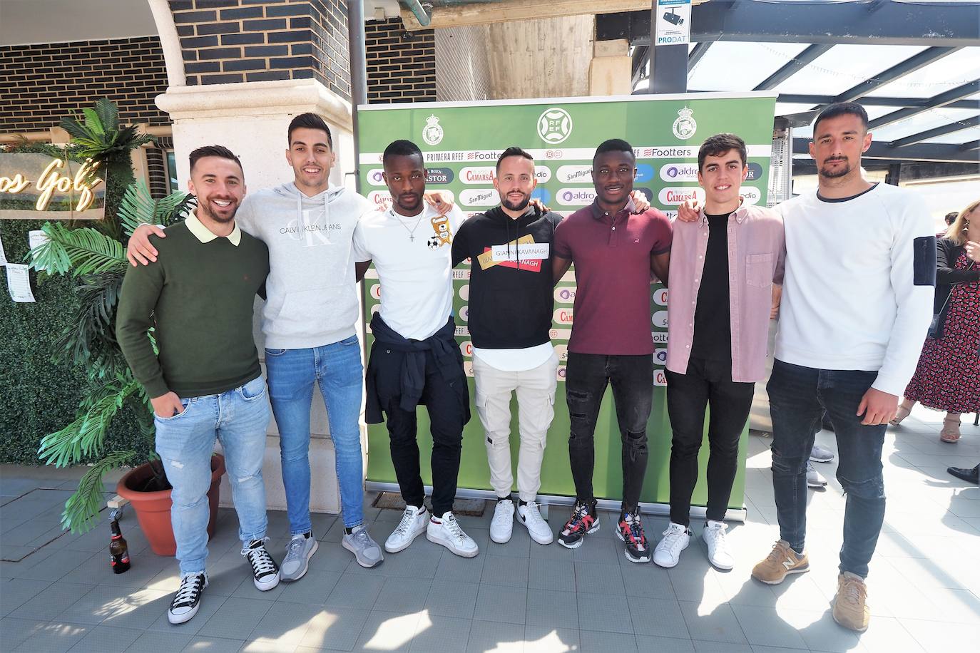 Sergio Marcos, Lucas Díaz, Cedric Omoigui, Miquel Parera, Patrick Soko, Íñigo Sainz-Maza y Pol Moreno.