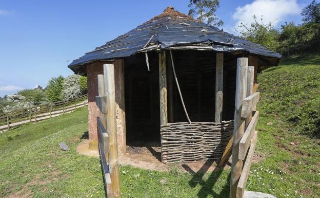 La cabaña cántabra se ha convertido en una cuadra. 