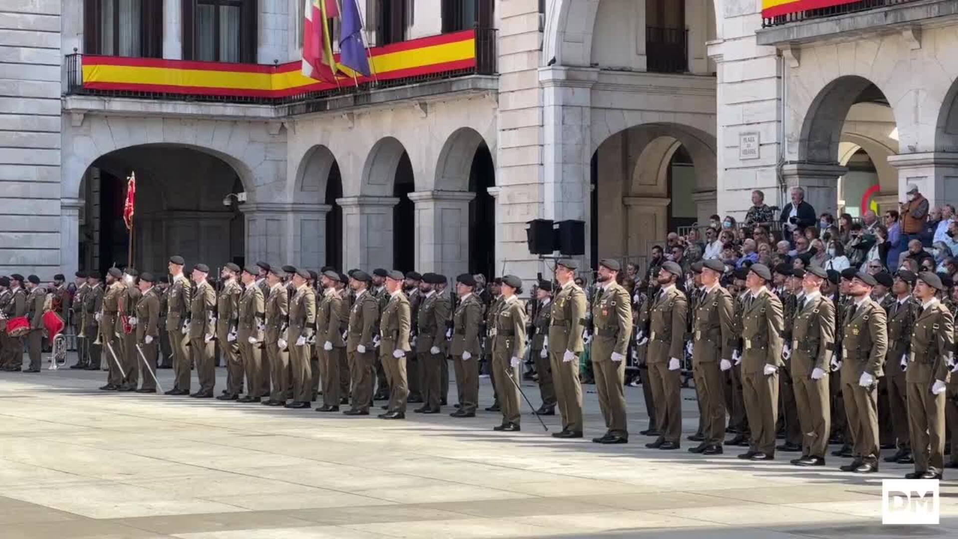 Jura de bandera en Santander