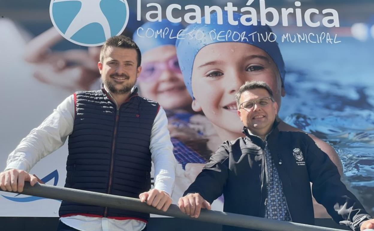 Los concejales Alejandro Hoz y Vicente Palazuelos.