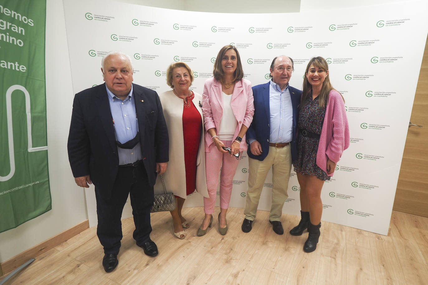 Joaquín Blanco, Manoli Real, Paula Fernández, Miguel Ángel Díaz y Marisa Hoyuela.