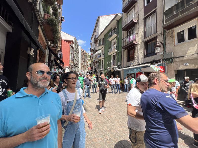 Fotos: Imágenes de la fiesta del Racing en el Río de la Pila