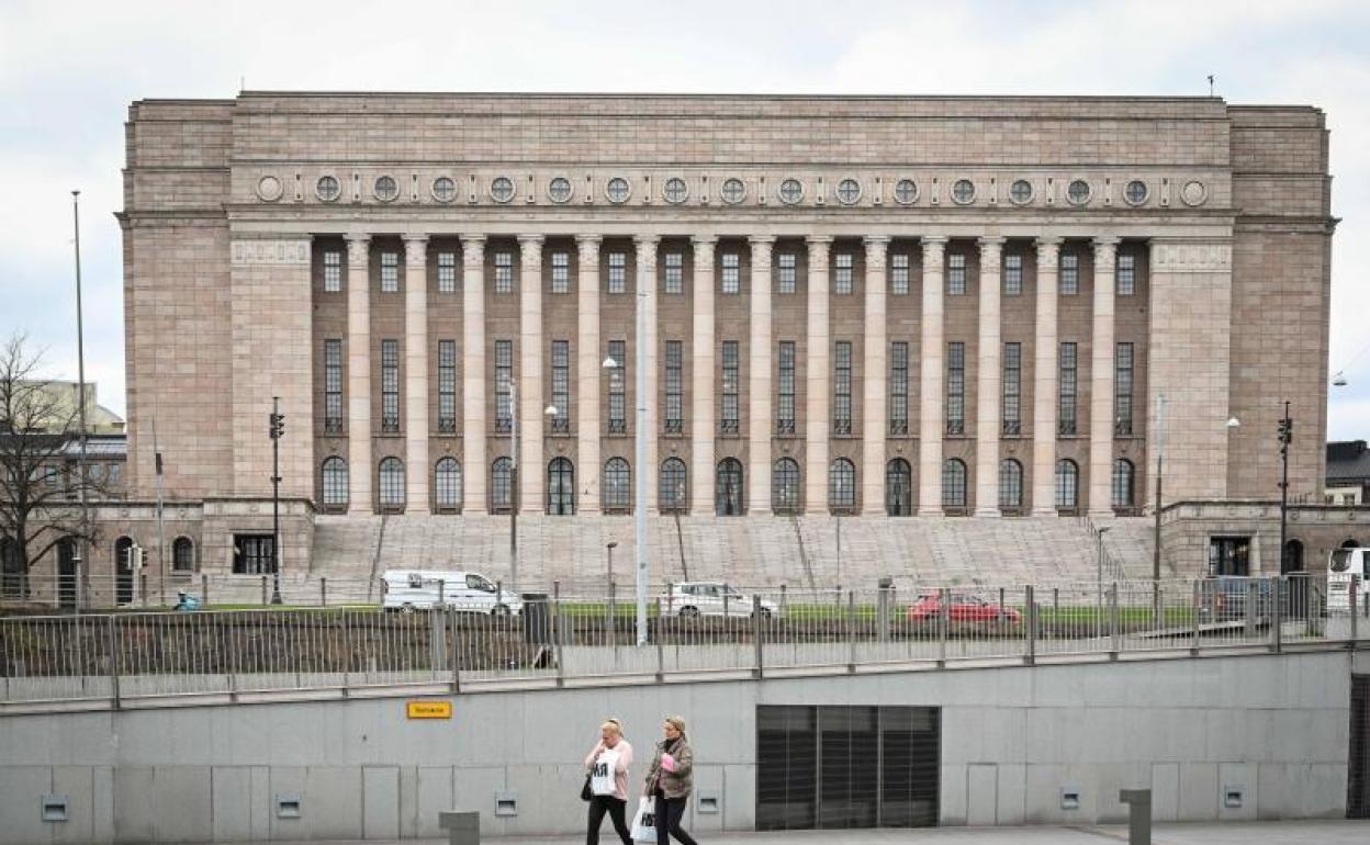 El Parlamento de Finlandia. 