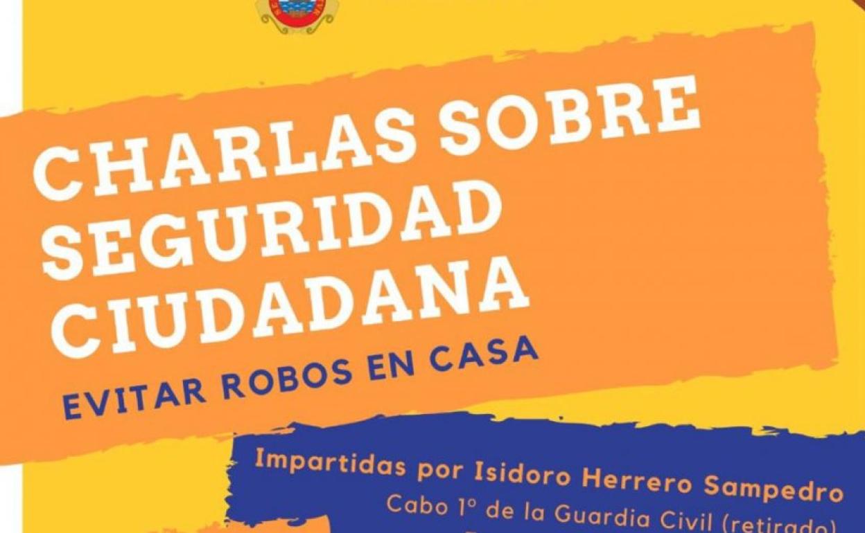 La charla estará impartida por Isidoro Herrero Sampedro, cabo primero de la Guardia Civil ya retirado.