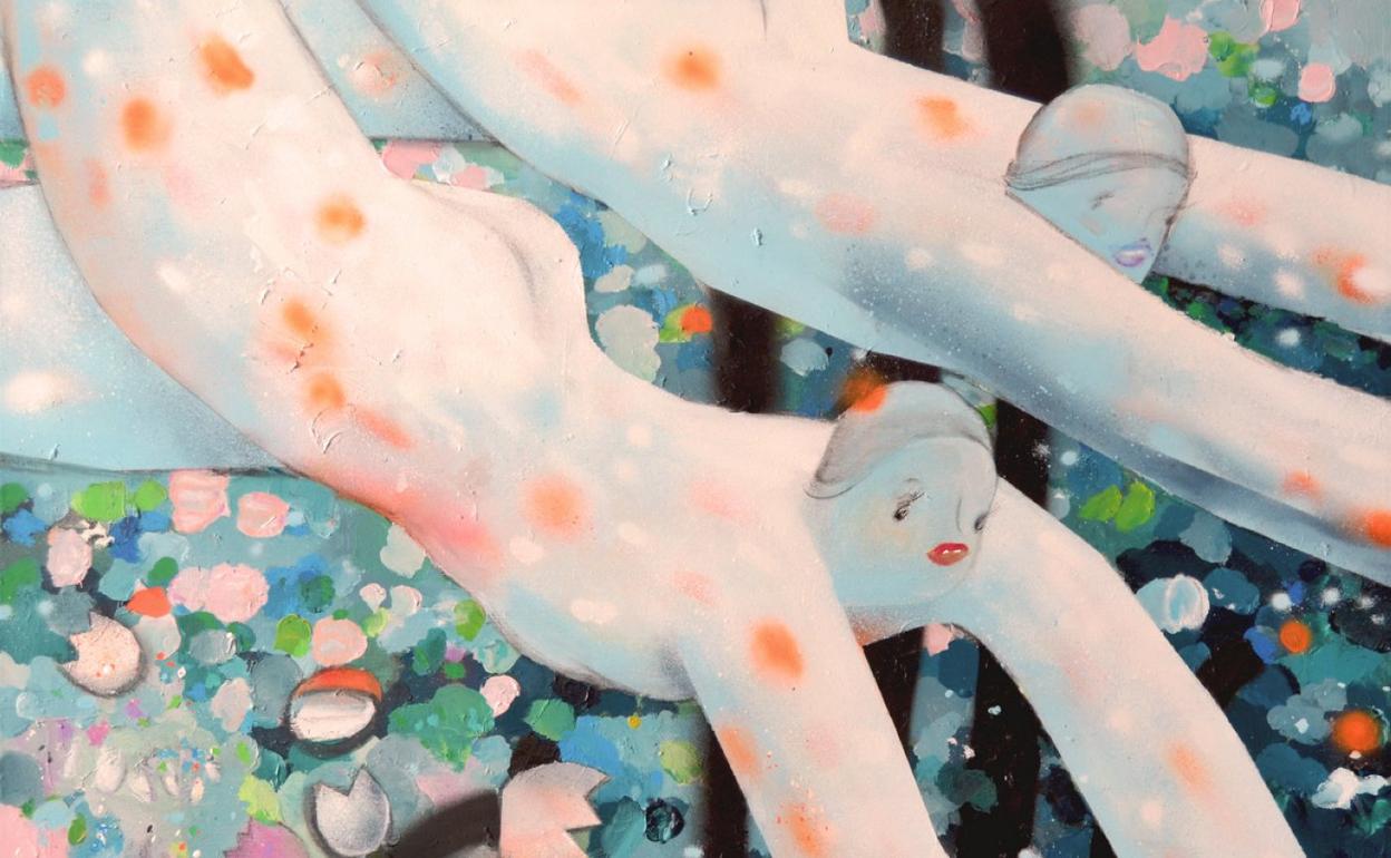 La artista rusa afincada en España Yana Medow presenta su obra desde hoy en Santander
