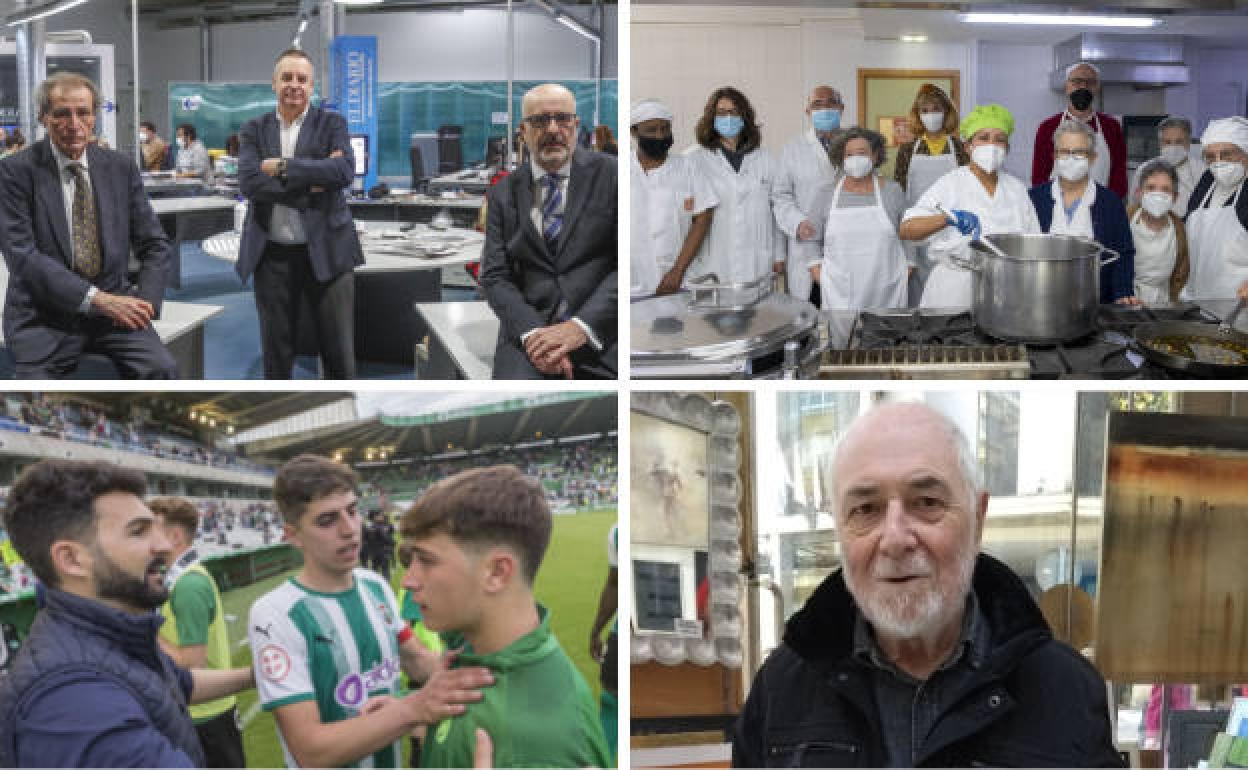 Los tres últimos directores de El Diario, voluntarios de la Cocina Económica, los artífices del ascenso del Racing y el pintor Pedro Sobrado.