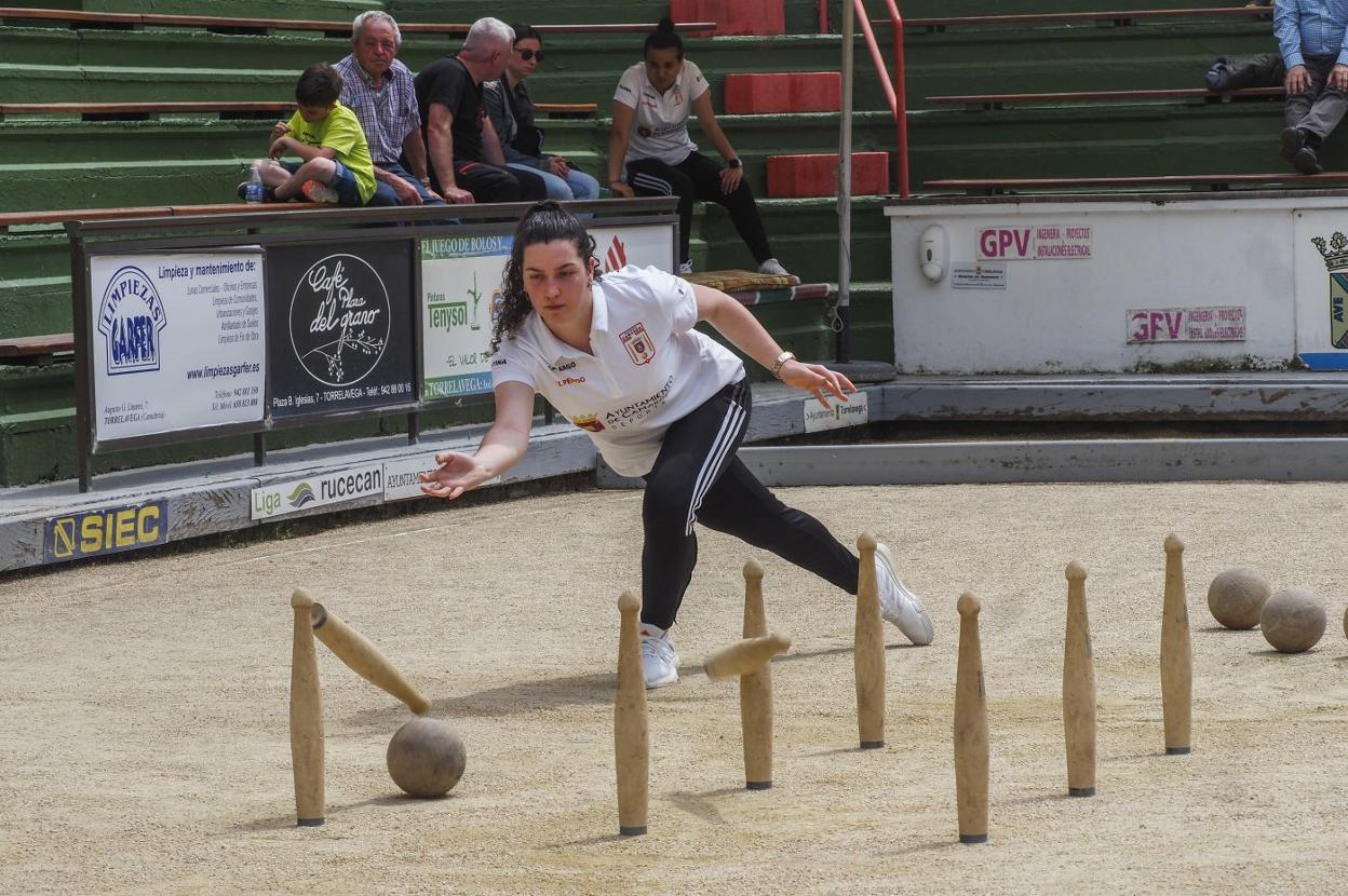 Cristina Cabielles, capitana de Camargo. 