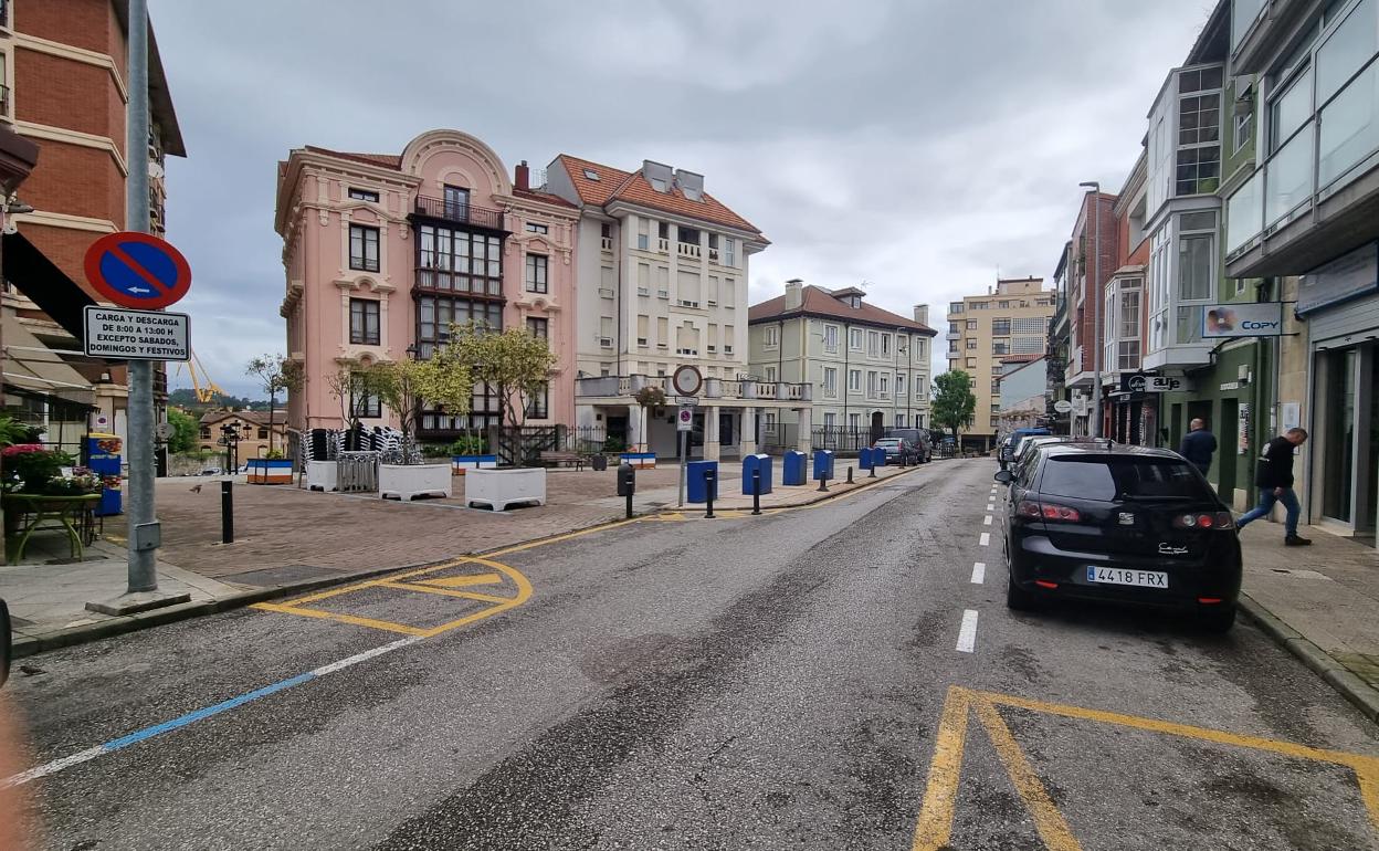 Calle Francisco Díaz Pimienta, en El Astillero.