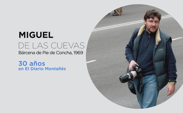 Miguel de las Cuevas, redactor jefe de Fotografía de El Diario Montañés. 