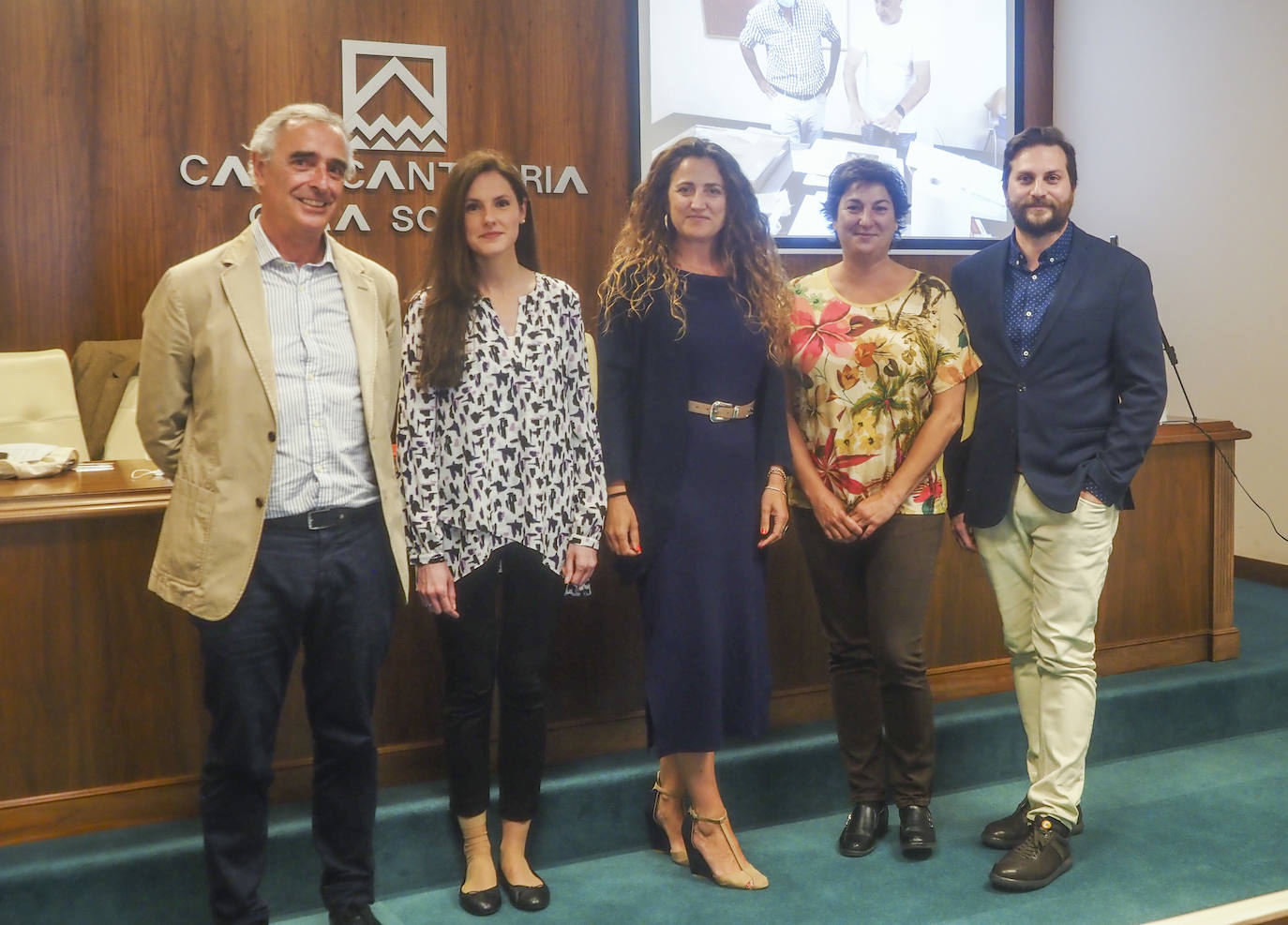 Salvador Carretero, Ana García Herrá, Zoraida Hijosa, Pilar Fatás y Giuliano Camilleri. 