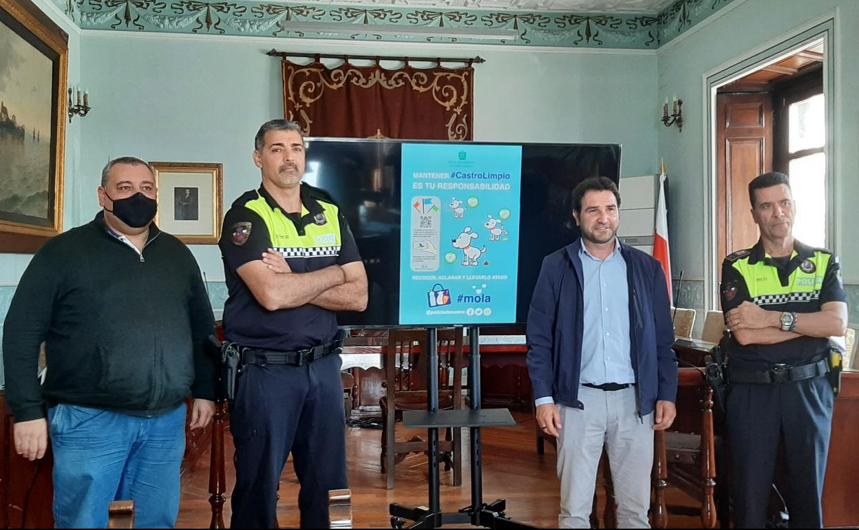 Iván Vélez, Raúl Martín, José Mari Liendo y Domingo Lázaro en la presentación de la campaña 