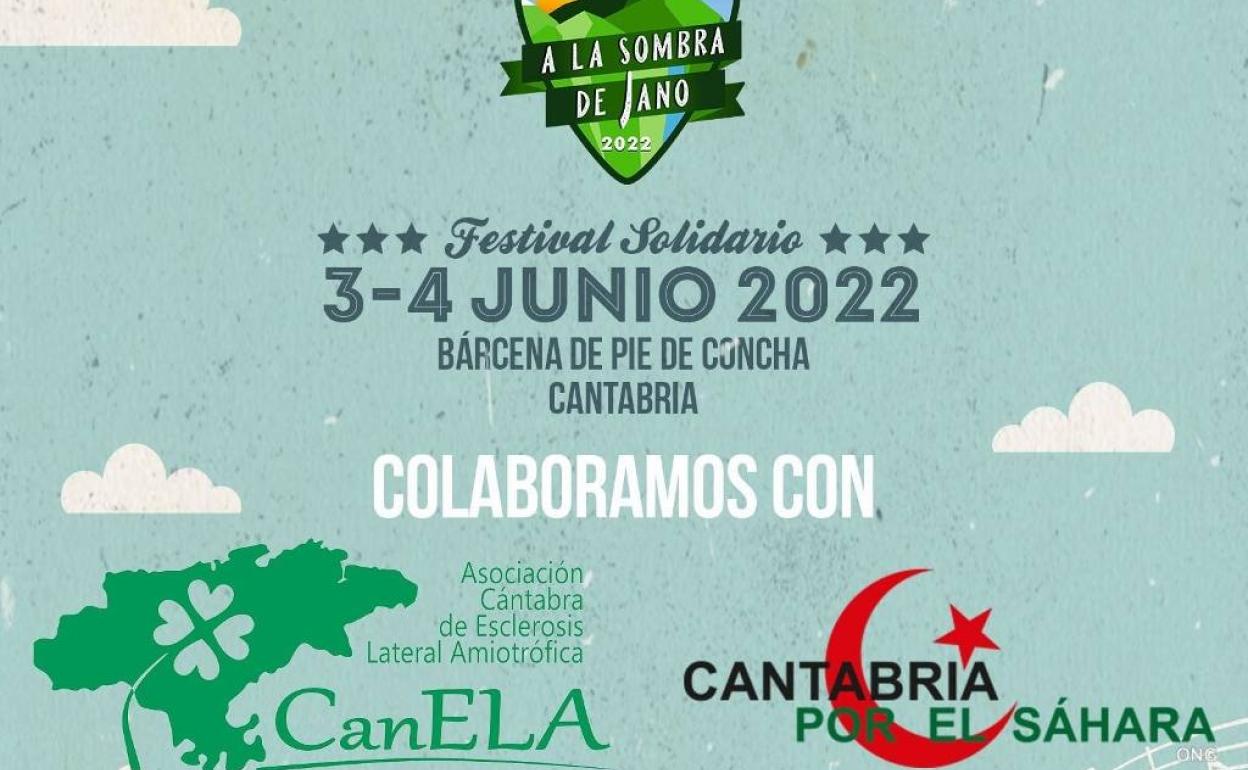 Cartel del festival solidario.