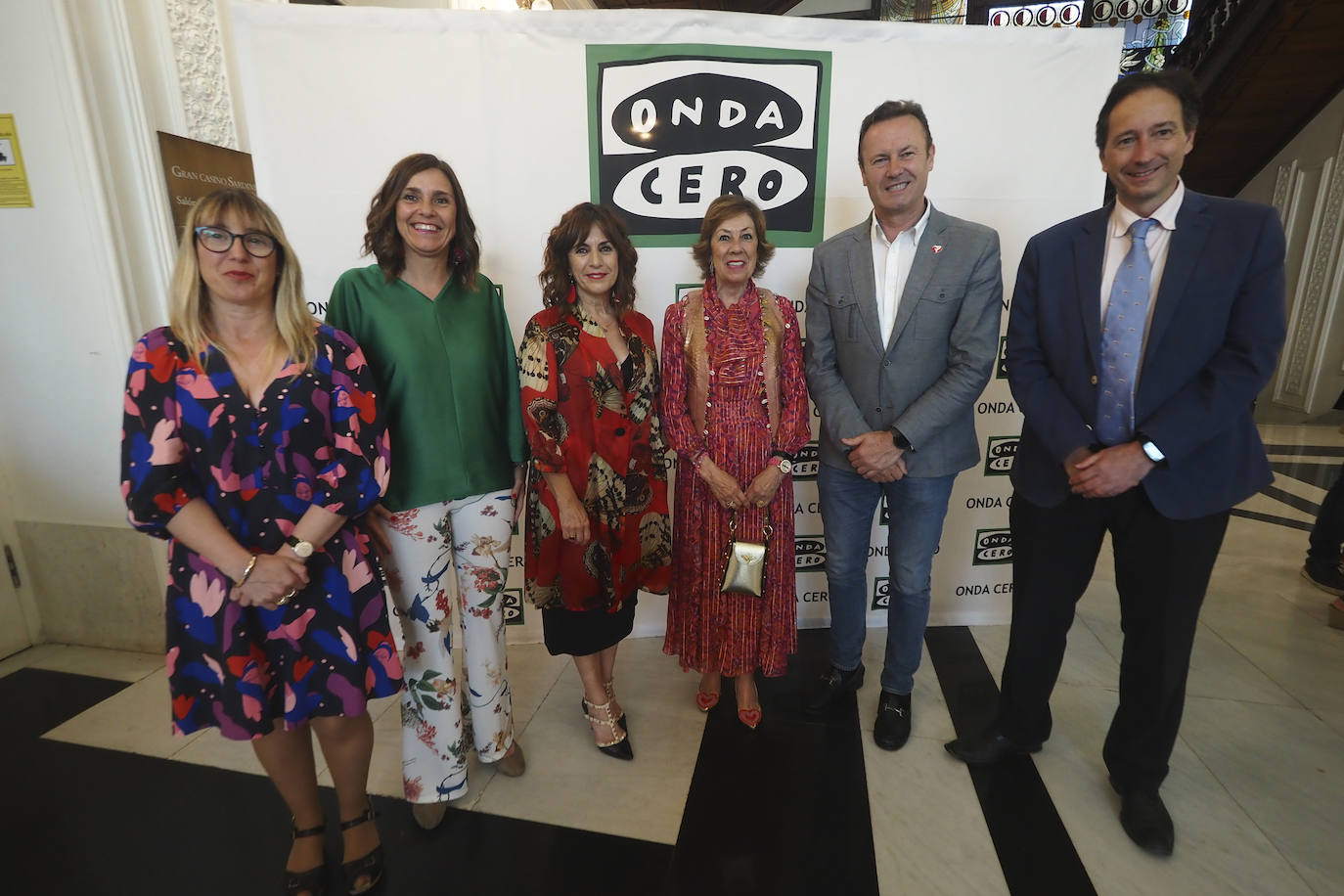 Eugenia Gómez, Paula Fernández, Ana Belén Álvarez, Lolita Bezanilla, Guillermo Blanco y José Luis Gochicoa. 