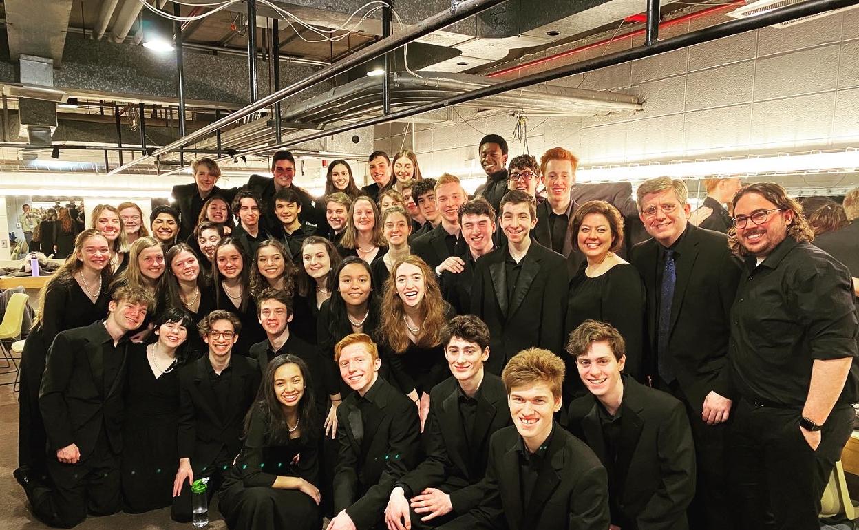 Coro Bexley Vocal Ensemble, que dará un concierto hoy en Castro 