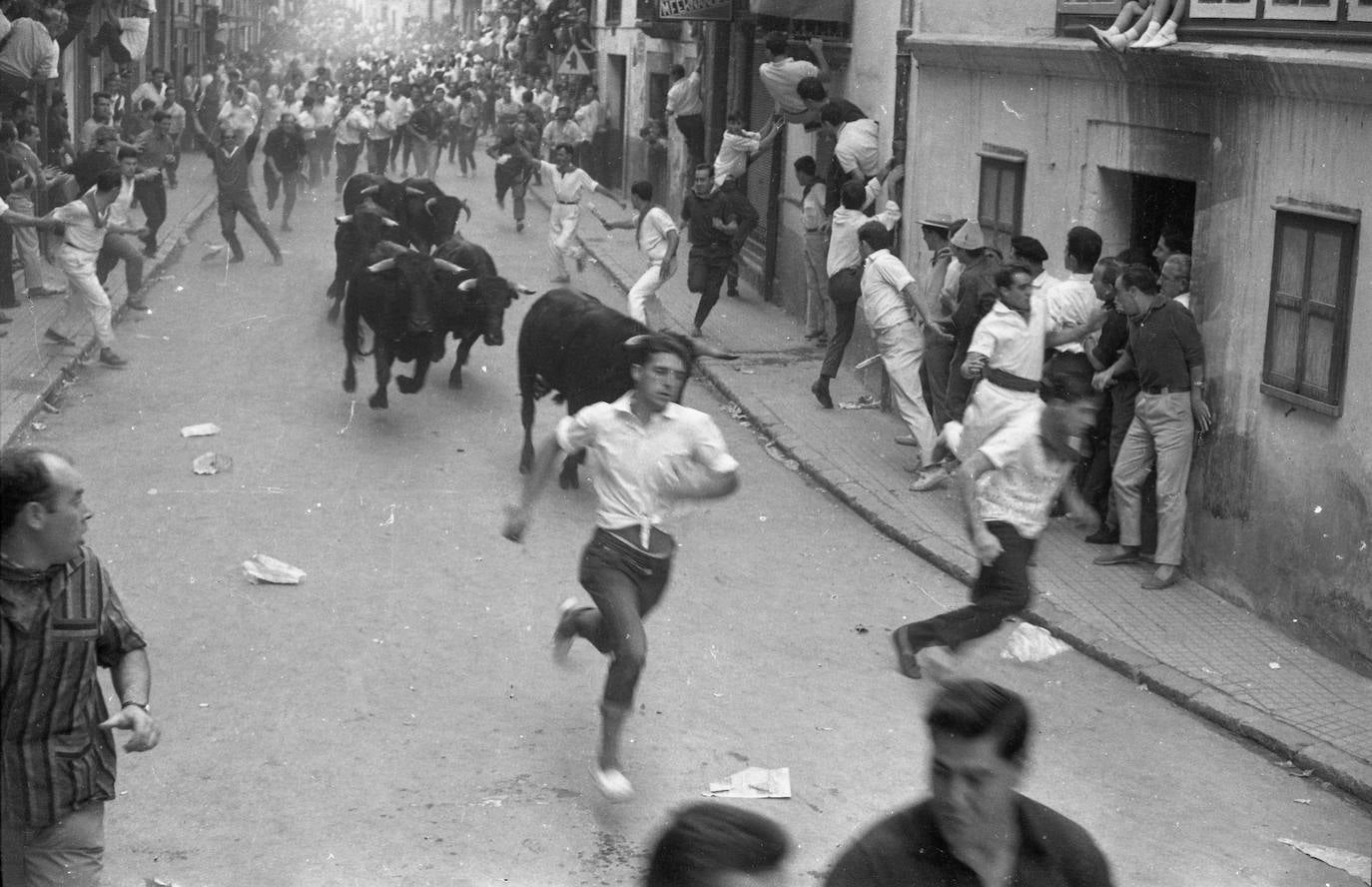 Encierros de Ampuero en 1965.