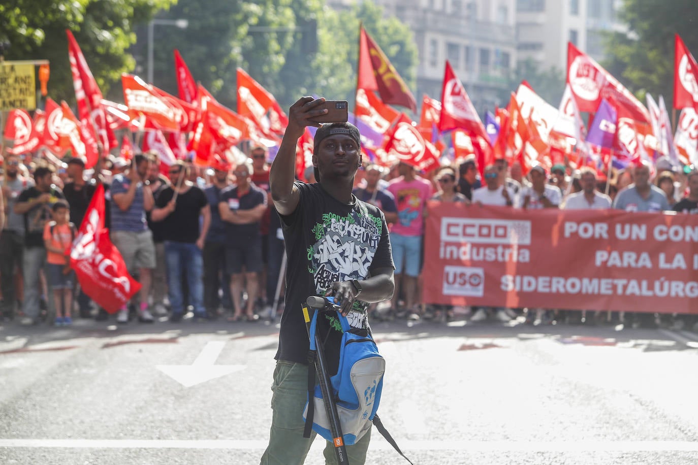 Fotos: El sector del metal se echa a la calle