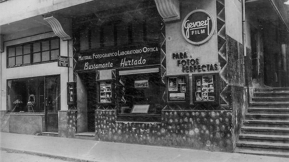 Primera tienda de Bustamante Hurtado, abierta en 1944.