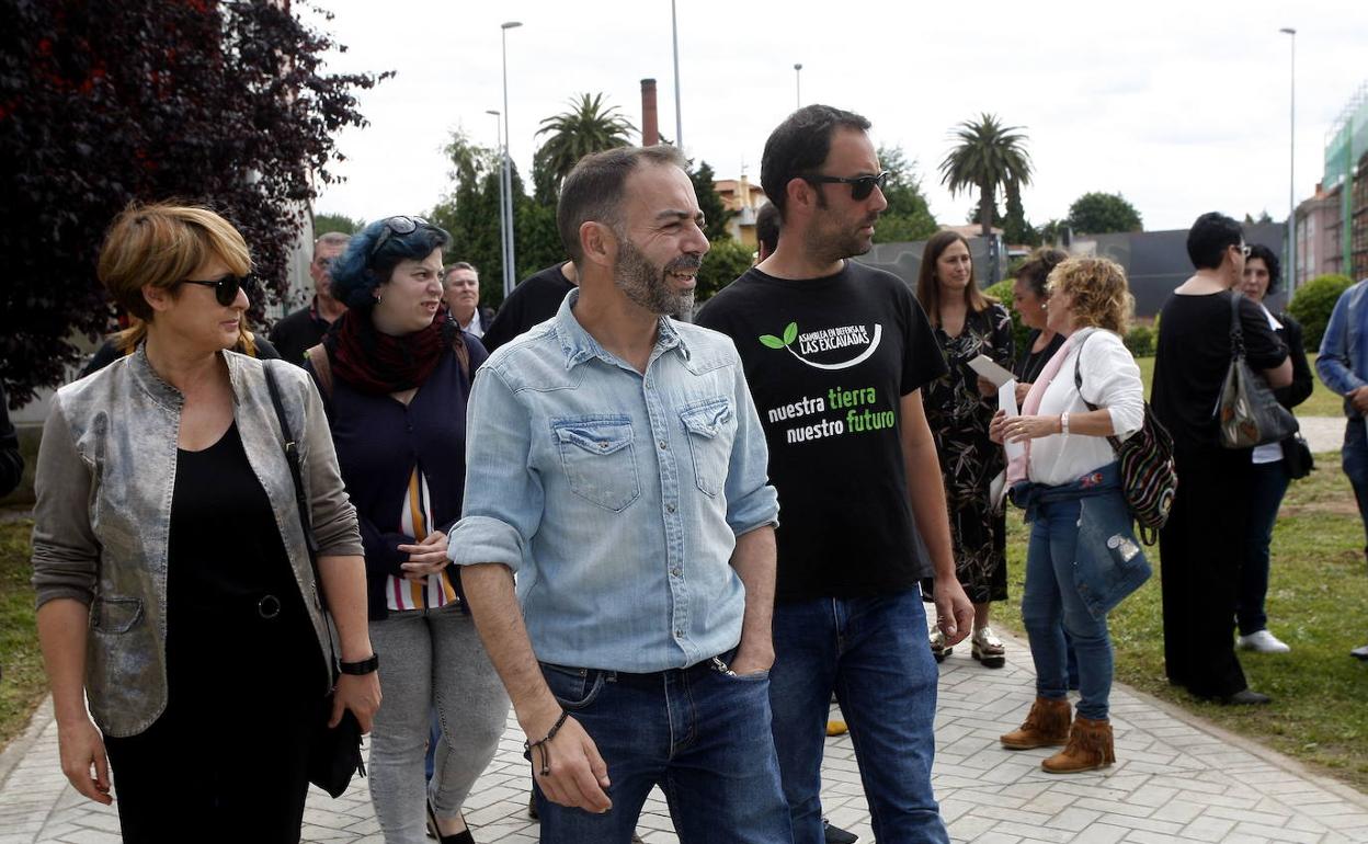 Ivan Martinez en Torrelavega ( ACPT), en el centro de la imagen.