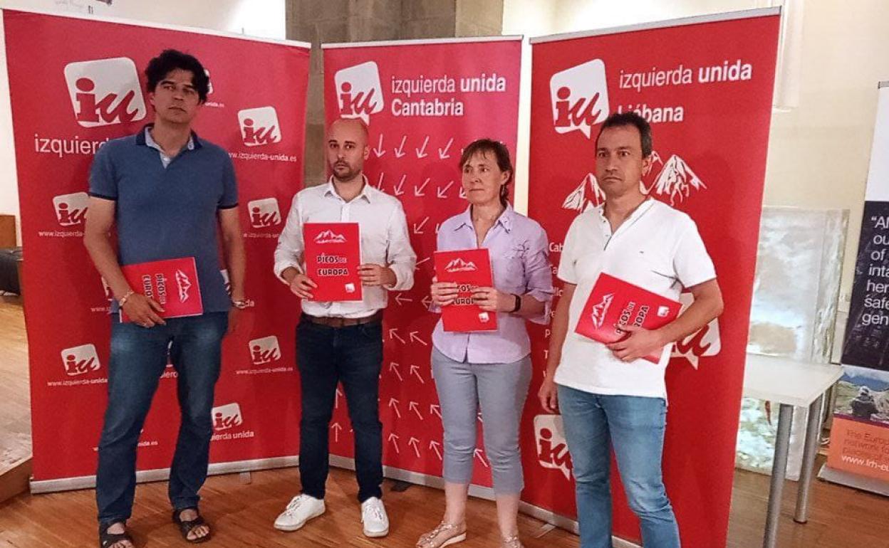 Responsables de Izquierda Unida de tres comunidades analizan el Plan Rector de Uso y Gestión de Picos de Europa