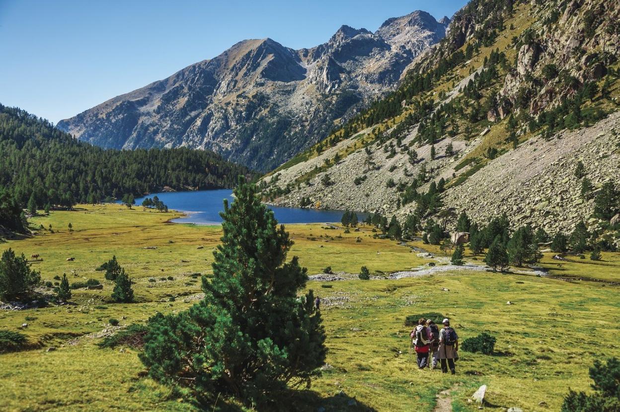 Vista del Parque Nacional de Aigüestortes i Estany de Sant Maurici. 